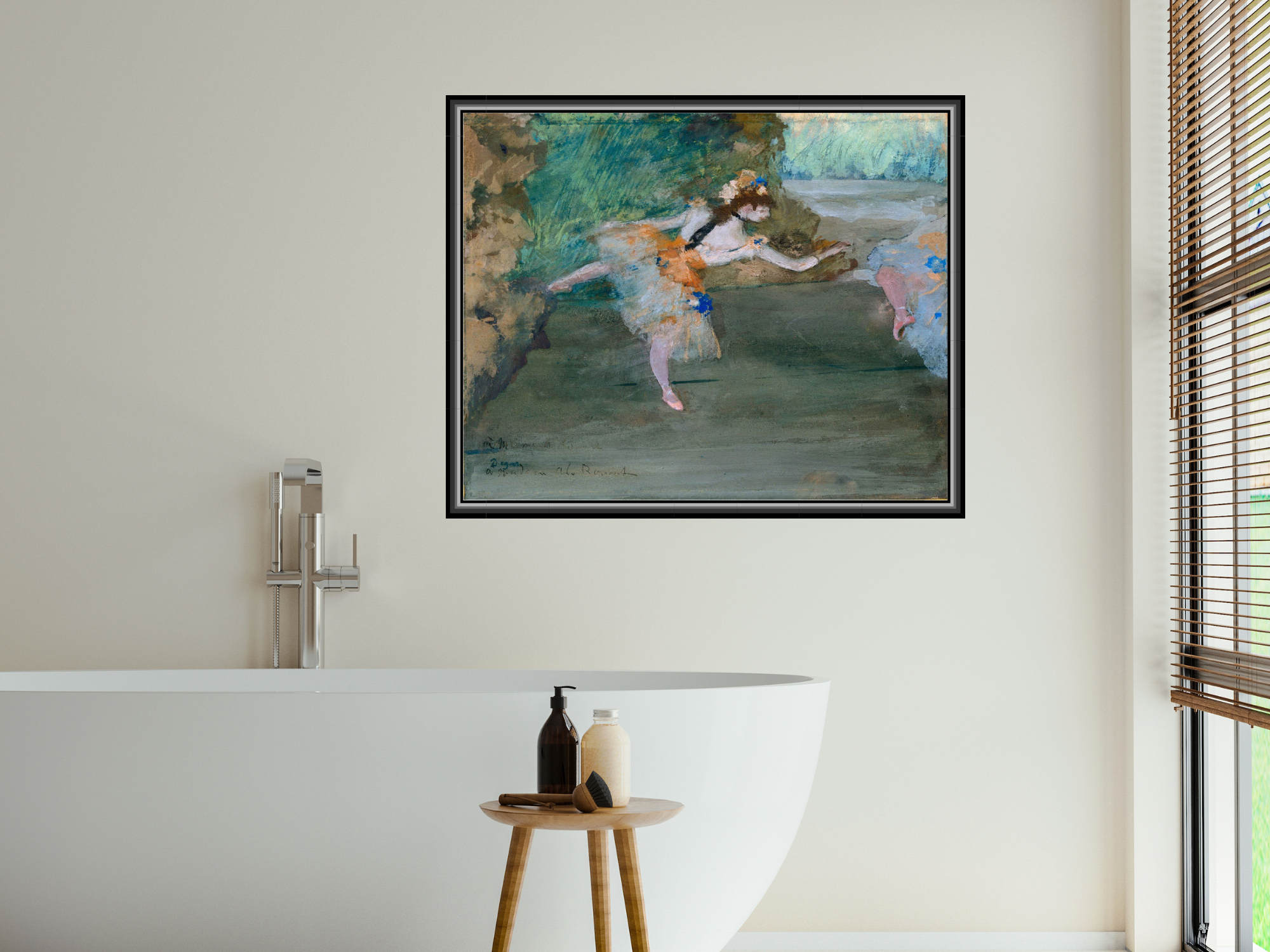 Tänzerin auf der Bühne | Edgar Degas