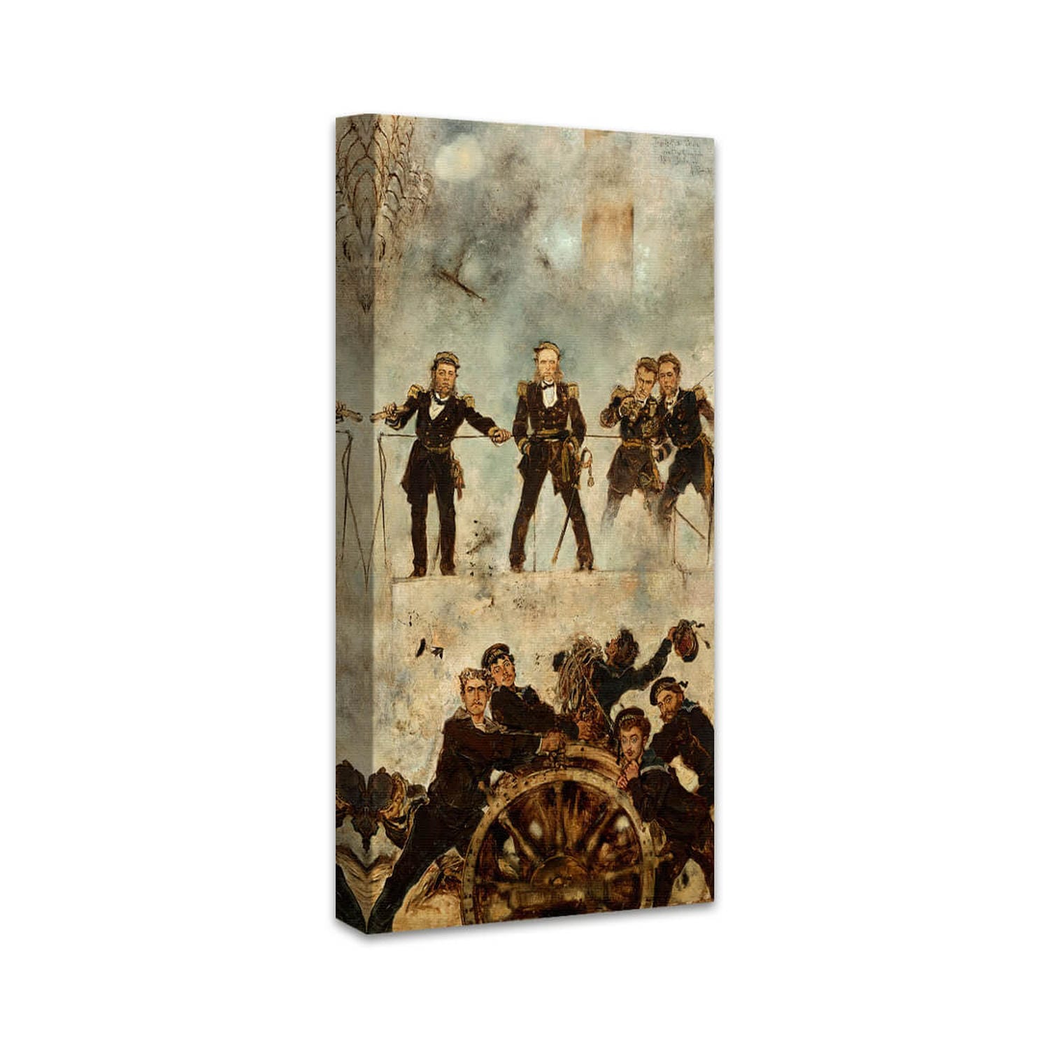 Tegetthoff in der Seeschlacht bei Lissa I | Anton Romako