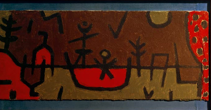 Kunstdruck „Teich im Park“ von Paul Klee, handgefertigt in Deutschland