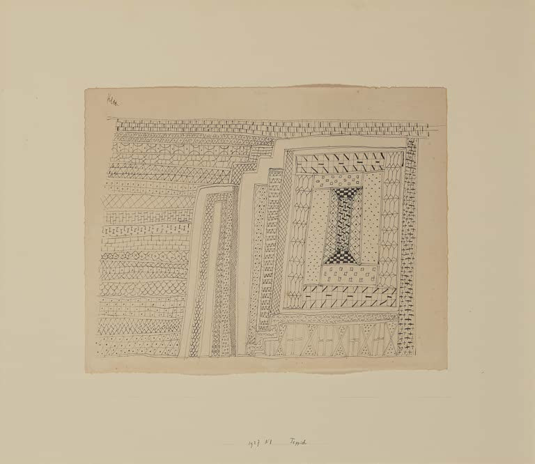 Kunstdruck „Teppich (Kelim)“ von Paul Klee

