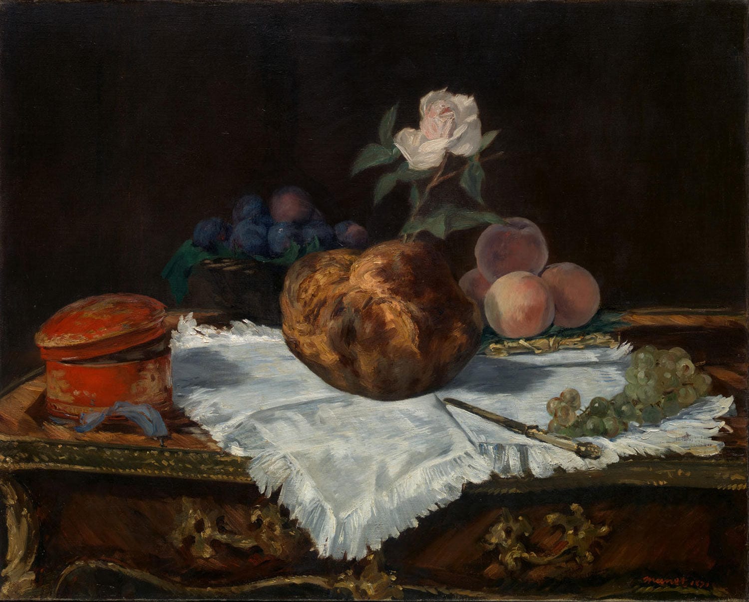 Kunstdruck: Die Brioche | Édouard Manet