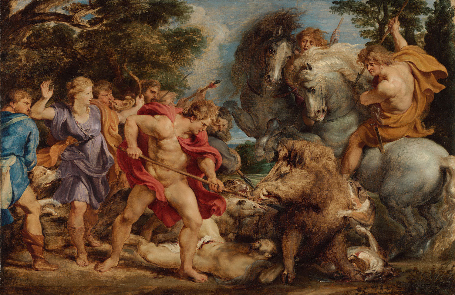 Die kalydonische Eberjagd | Peter Paul Rubens