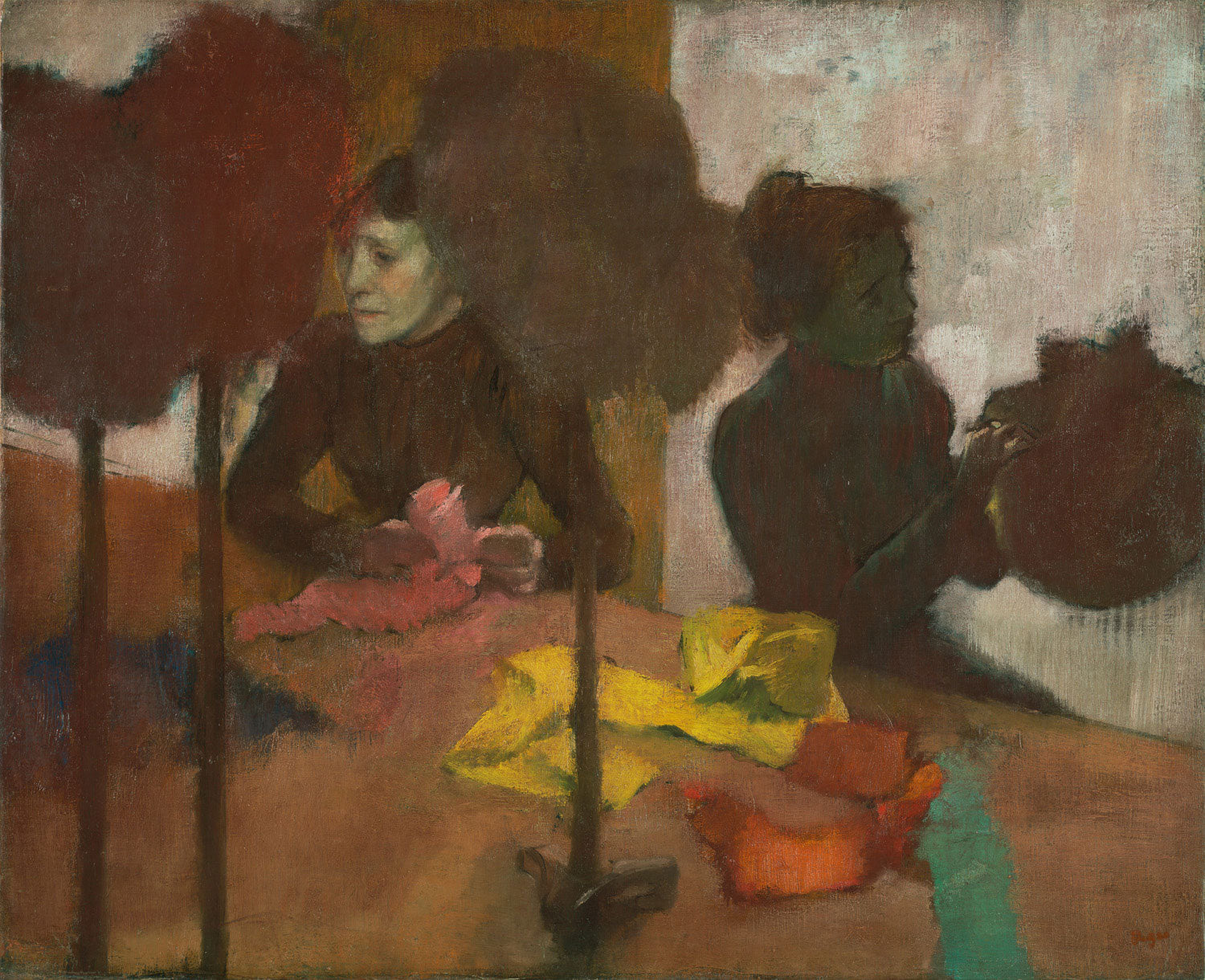 Kunstdruck: Die Hutmacherinnen | Edgar Degas