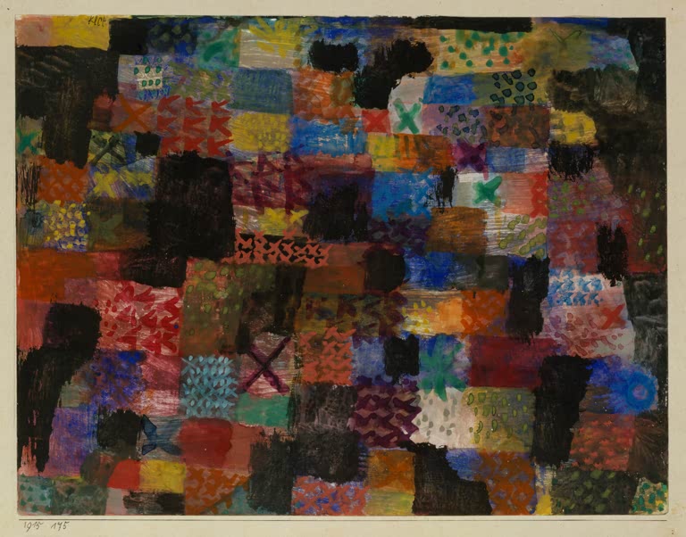 Kunstdruck „Tiefes Pathos“ von Paul Klee, handgefertigt in Deutschland