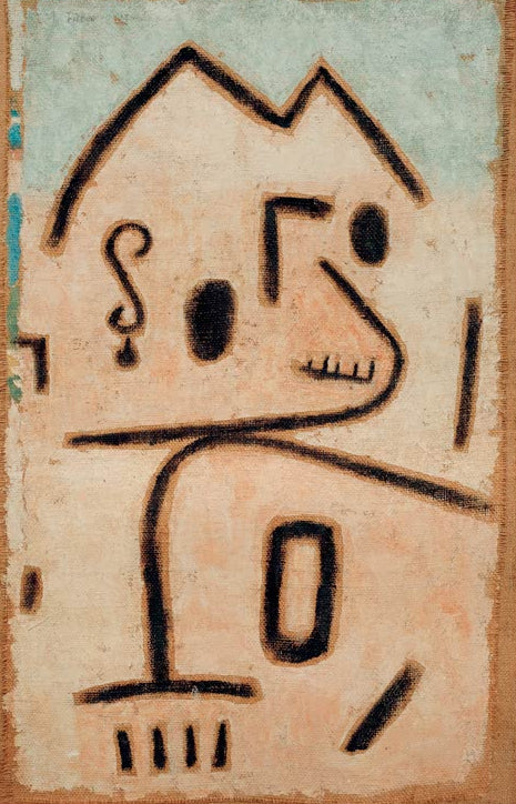 Kunstdruck „Tier-Monument“ von Paul Klee