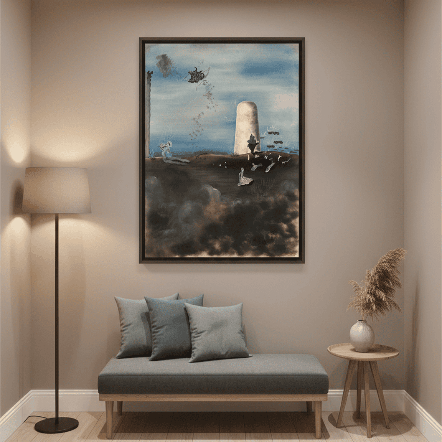 Tod beobachtet seine Familie | Yves Tanguy