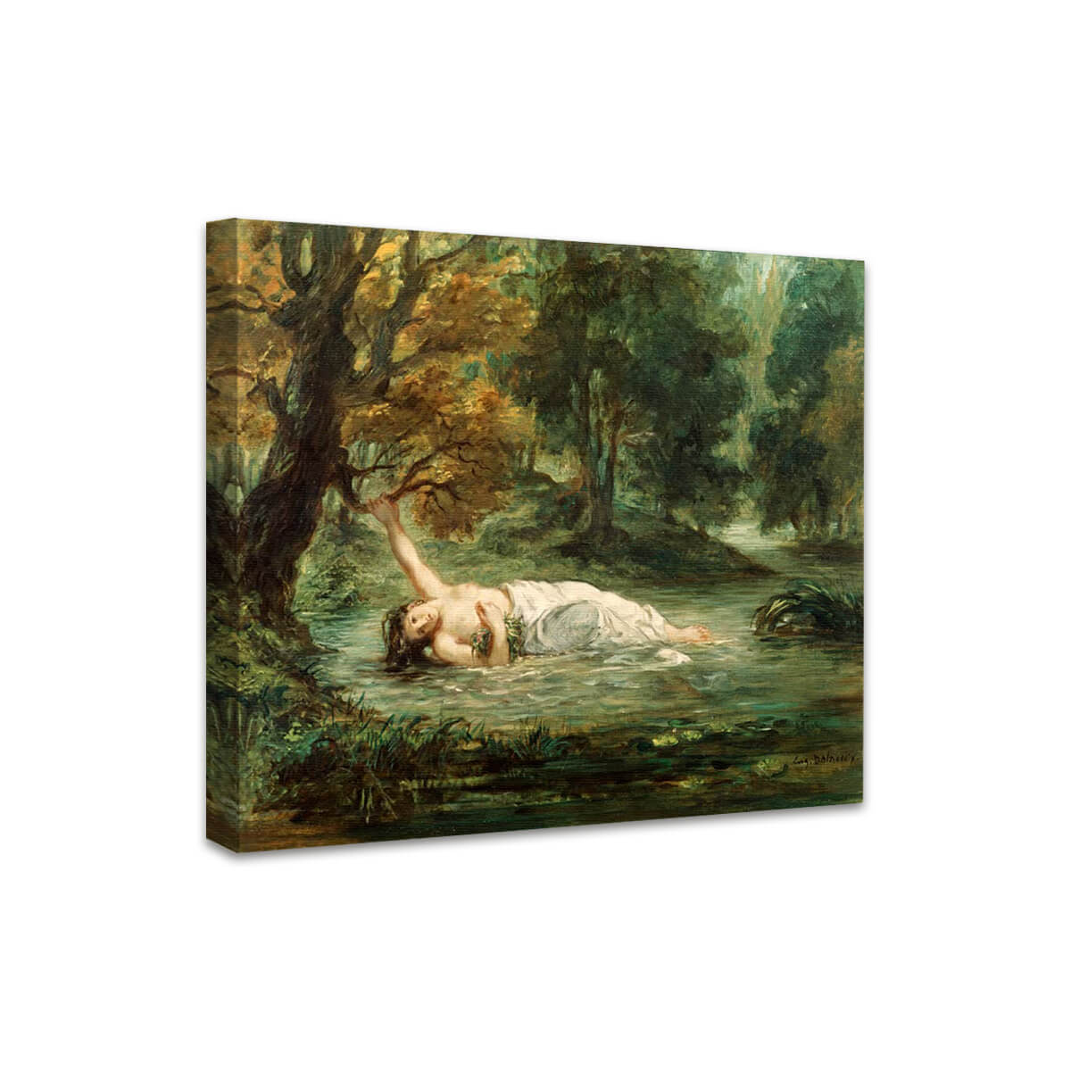Tod der Ophelia | Eugène Delacroix