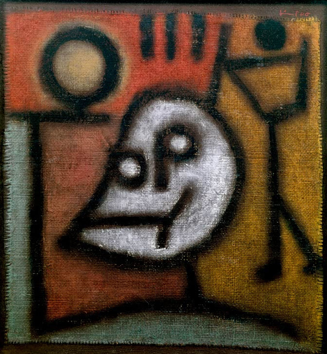 Kunstdruck „Tod und Feuer“ von Paul Klee