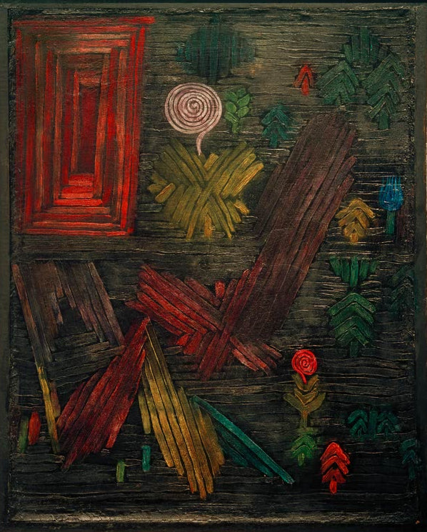 Kunstdruck „Tor im Garten“ von Paul Klee, handgefertigt in Deutschland
