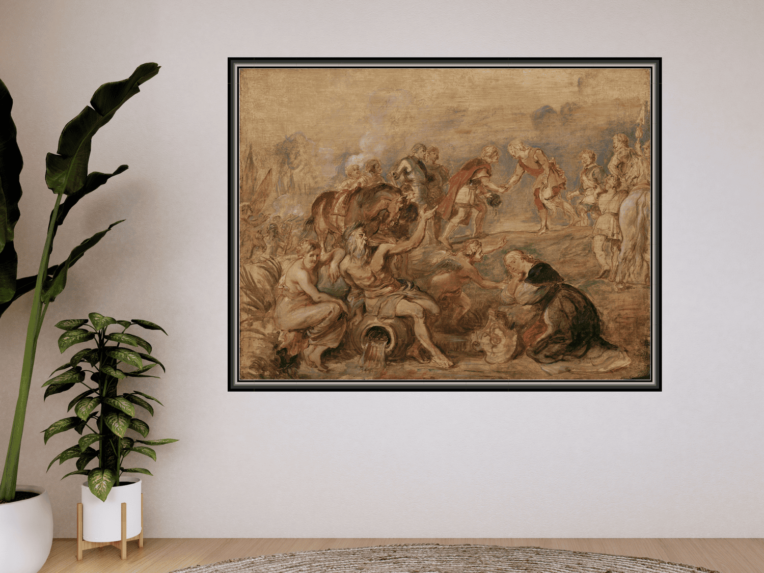 Treffen von König Ferdinand von Ungarn und Kardinal-Infant Ferdinand von Spanien in Nördlingen | Peter Paul Rubens