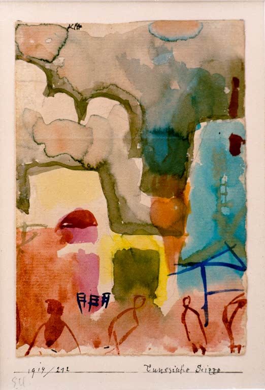 Kunstdruck „Tunesische Scizze“ von Paul Klee