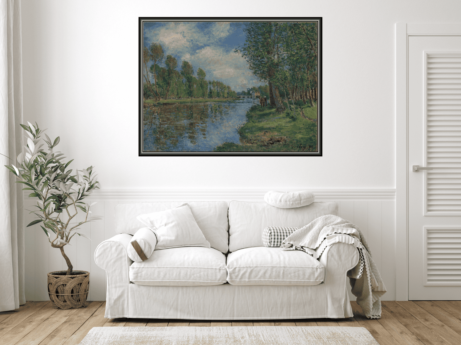 Ufer des Loing River | Alfred Sisley