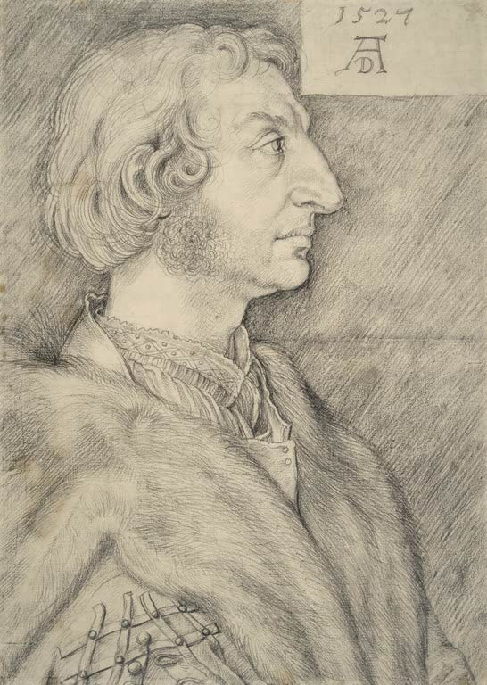Kunstdruck des Gemäldes „Ulrich Stark“ von Albrecht Dürer in hochwertiger Druckqualität. Erhältlich als Poster oder auf Leinwand, optional auch gerahmt.