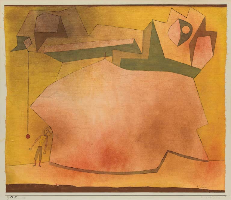 Kunstdruck „Unerfülltes“ von Paul Klee