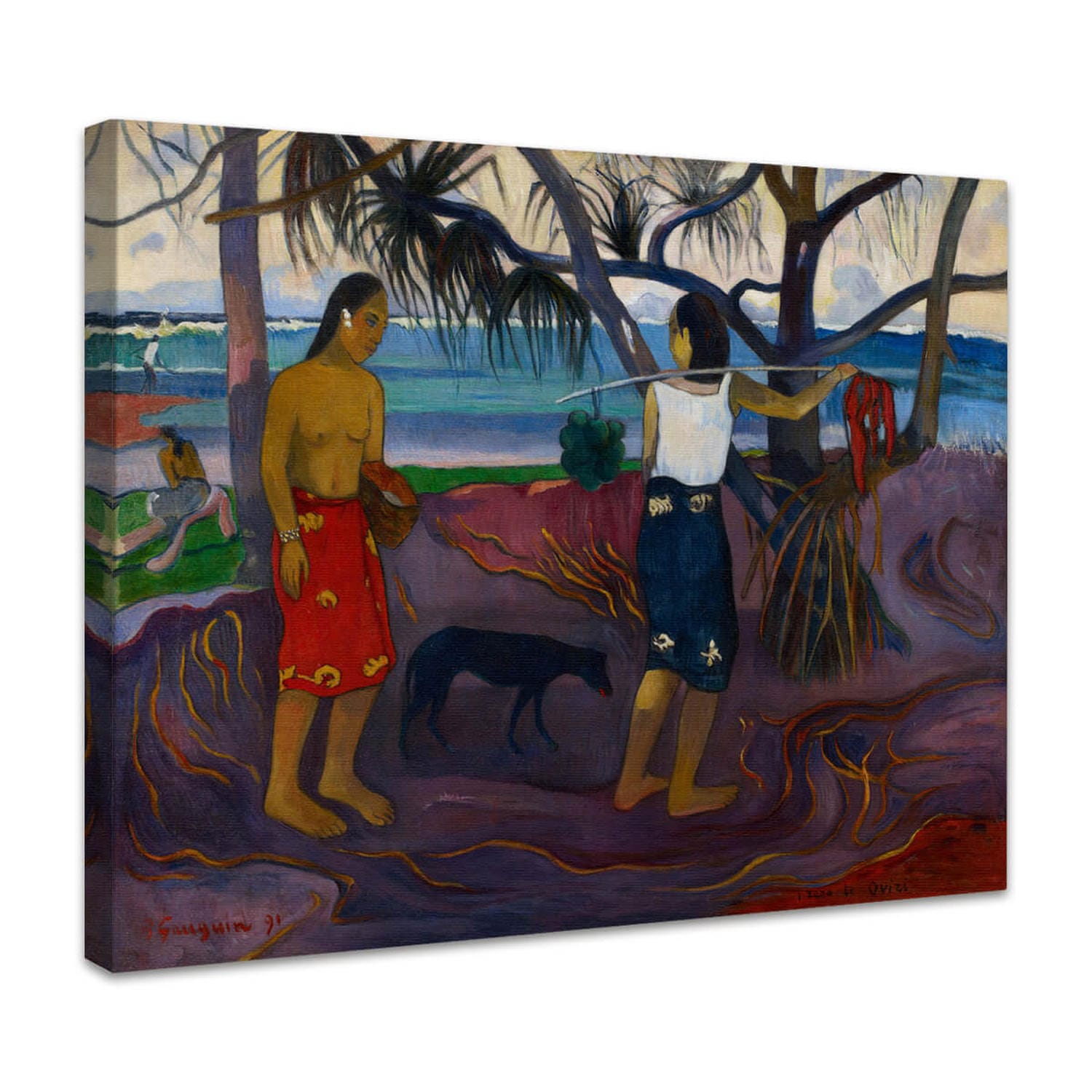 Unter dem Pandanusbaum | Paul Gauguin