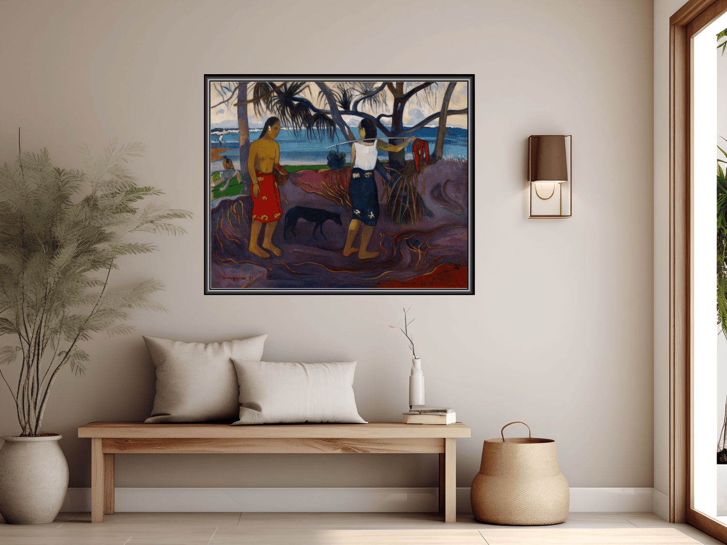 Unter dem Pandanusbaum | Paul Gauguin