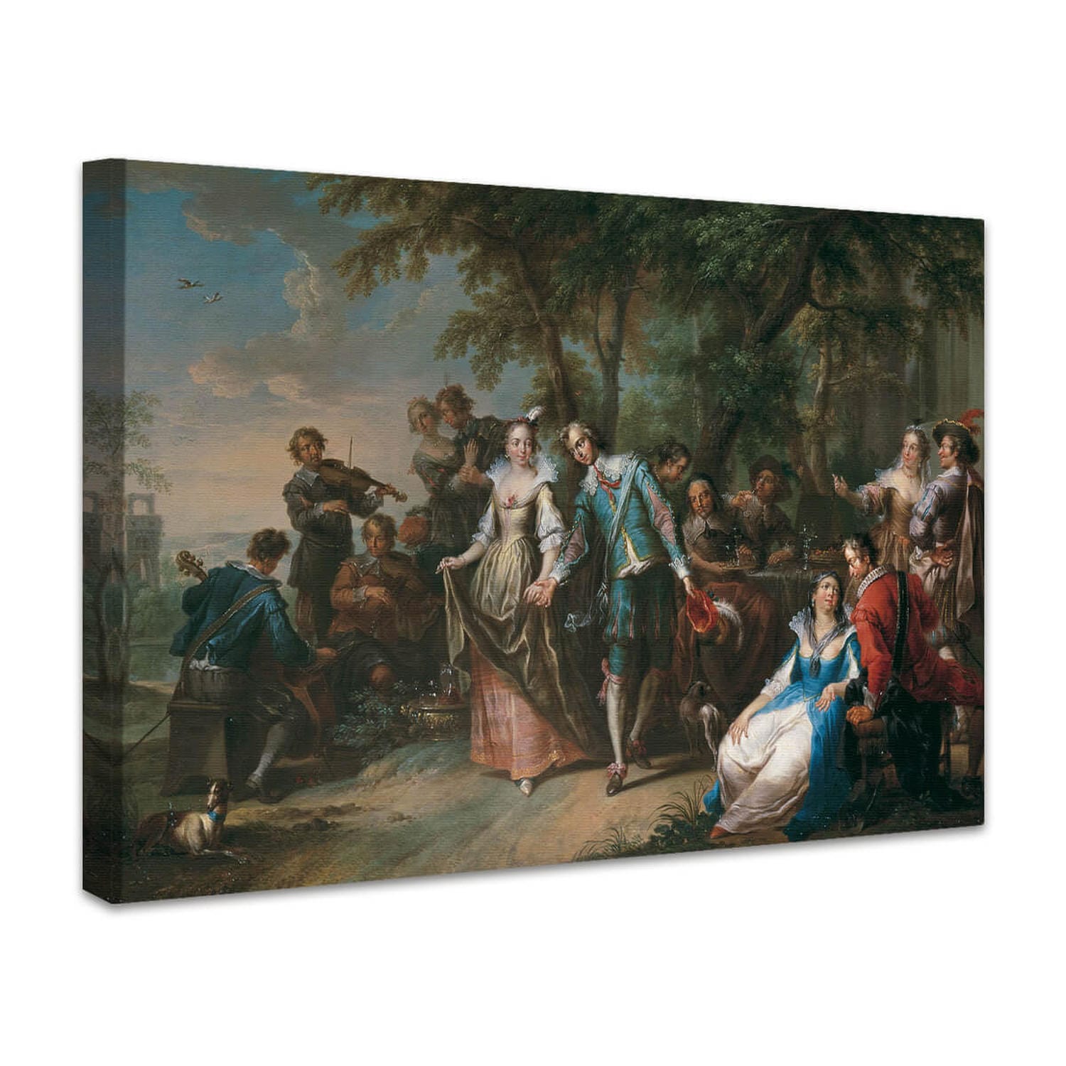 Unterhaltung im Freien mit Tanz | Franz Christoph Janneck