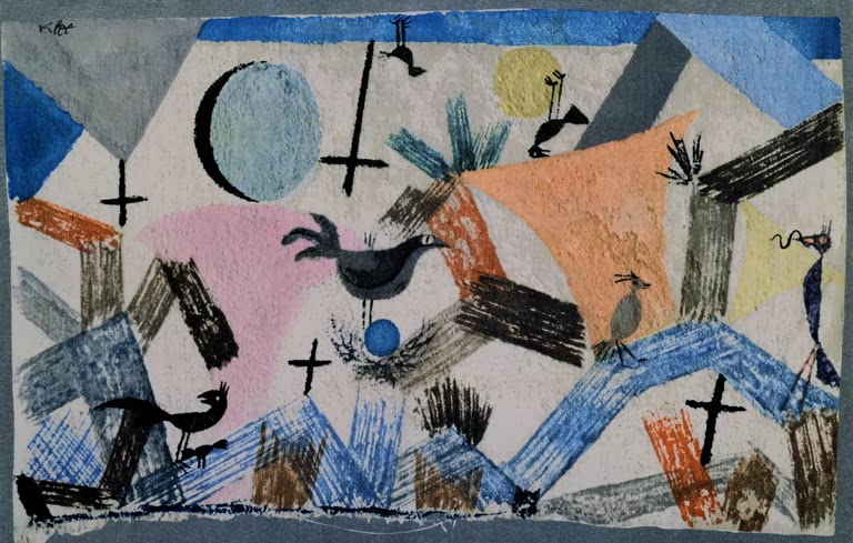 Kunstdruck „Vögel“ von Paul Klee