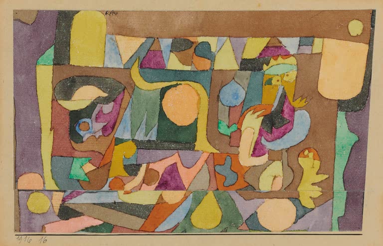 Kunstdruck „Varsalah“ von Paul Klee