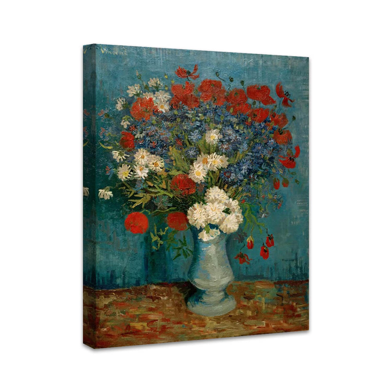Vase mit Kornblumen und Mohnblumen | Vincent van Gogh