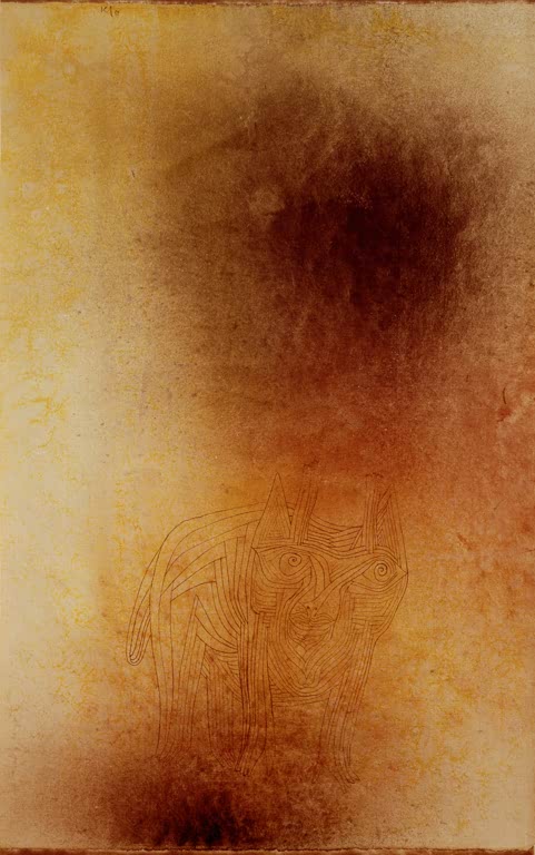Kunstdruck „Verachtetes Tier“ von Paul Klee, handgefertigt in Deutschland