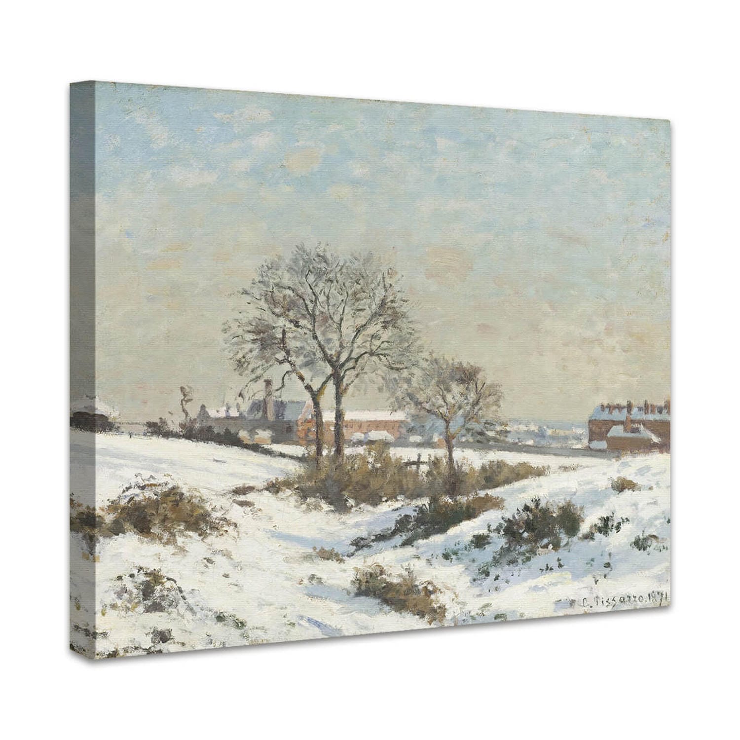 Verschneite Landschaft in South Norwood | Camille Pissarro