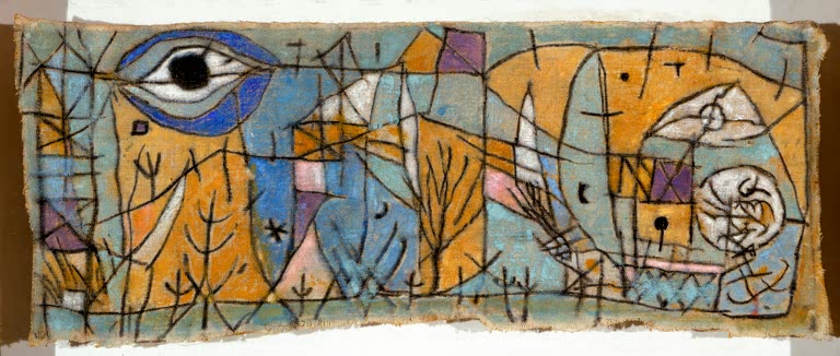 Kunstdruck „Verstört“ von Paul Klee