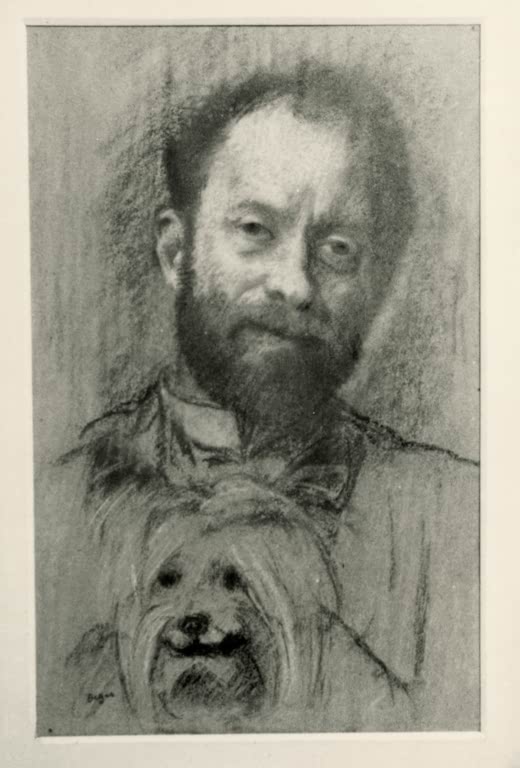 Kunstdruck von „Vicomte Lepic“ von Edgar Degas, handgefertigt in Deutschland als Leinwand oder Poster erhältlich