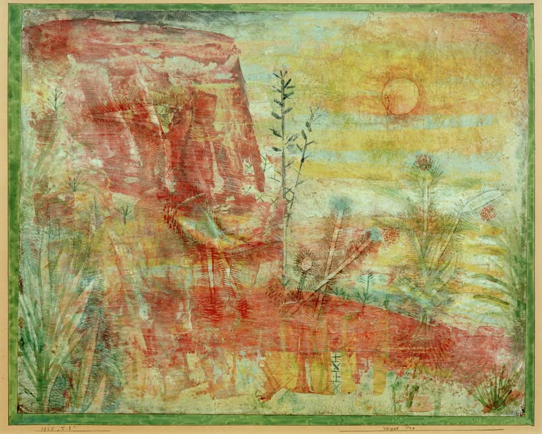 Kunstdruck „Vogel Pep“ von Paul Klee, handgefertigt in Deutschland