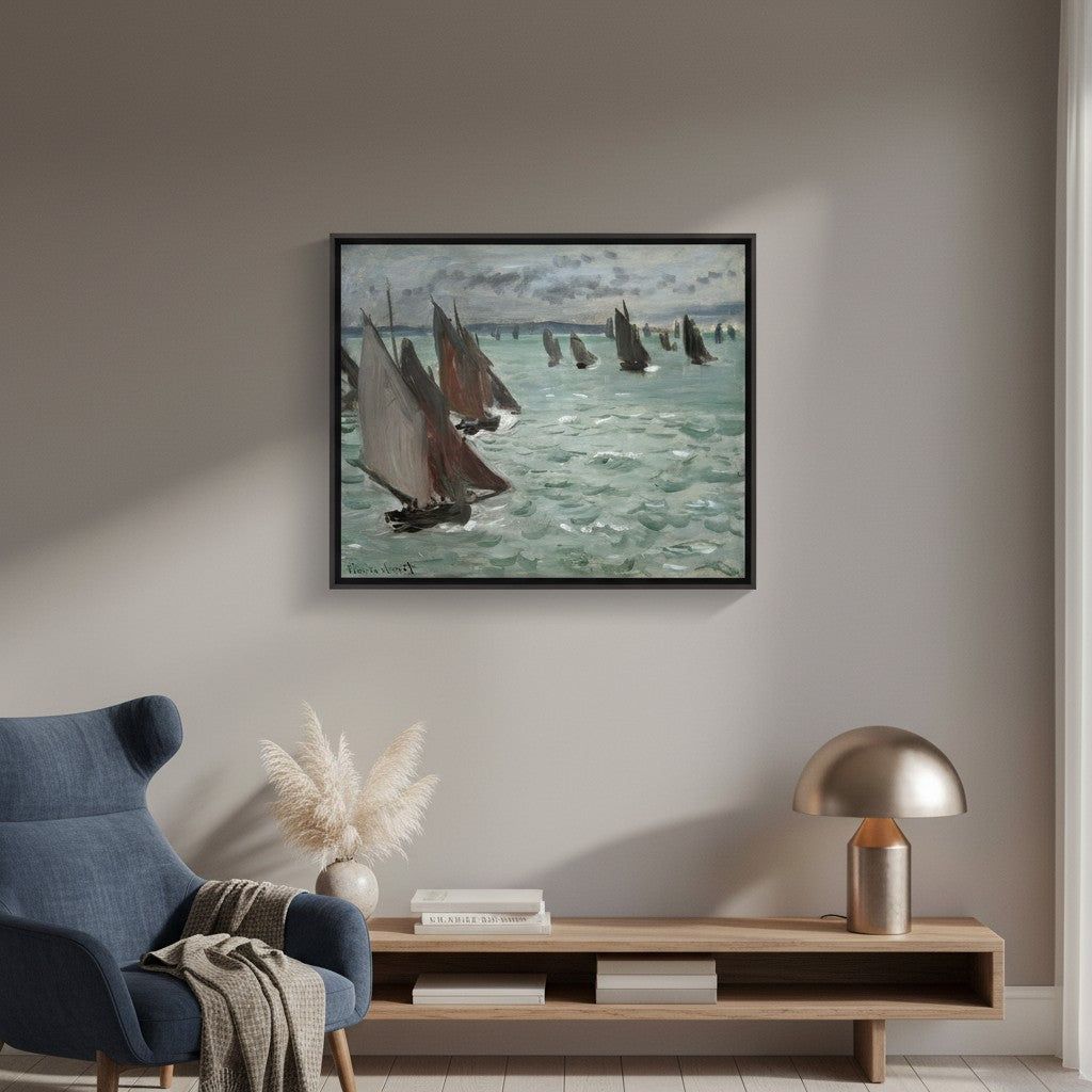 Voillers en Mer | Claude Monet
