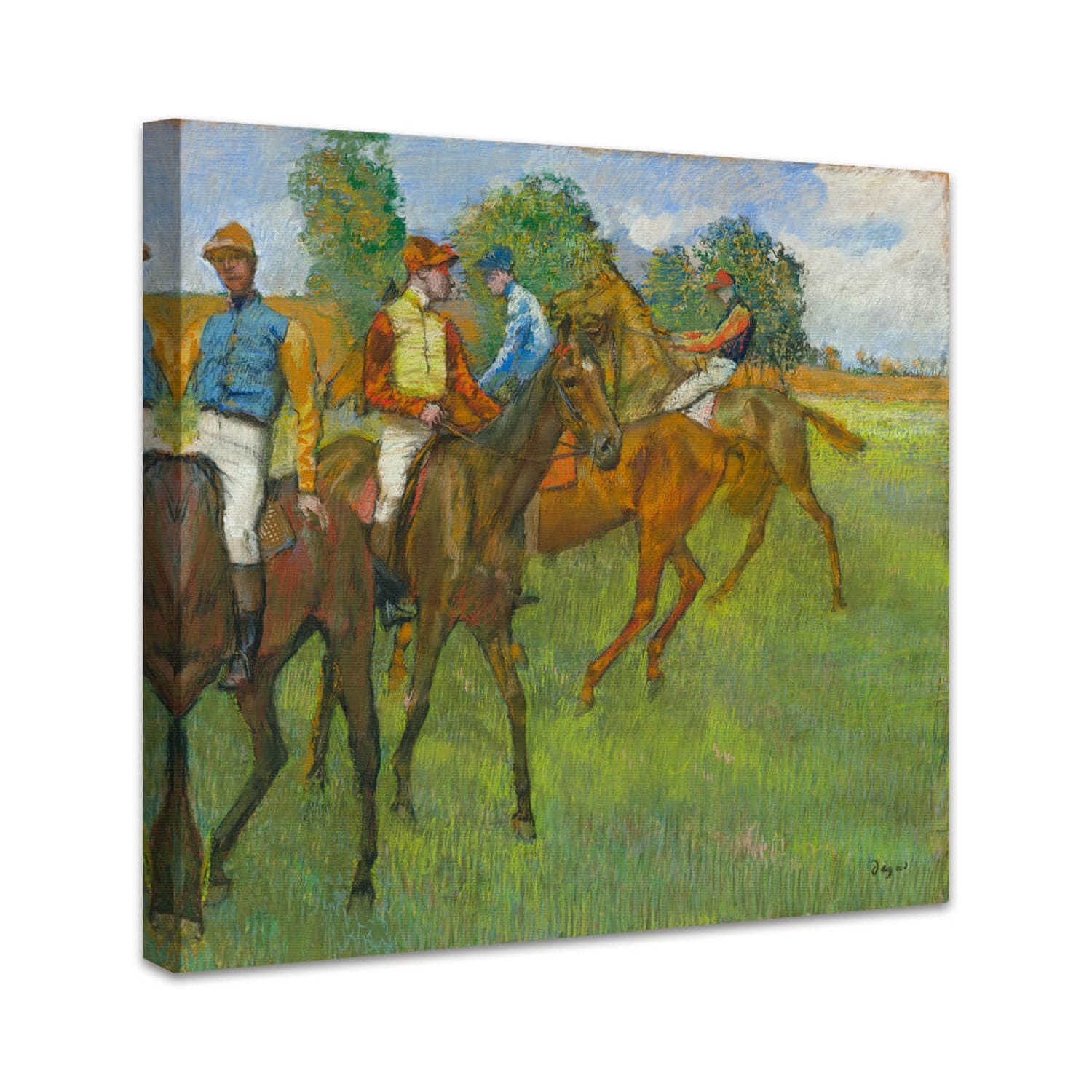 Vor dem Rennen | Edgar Degas