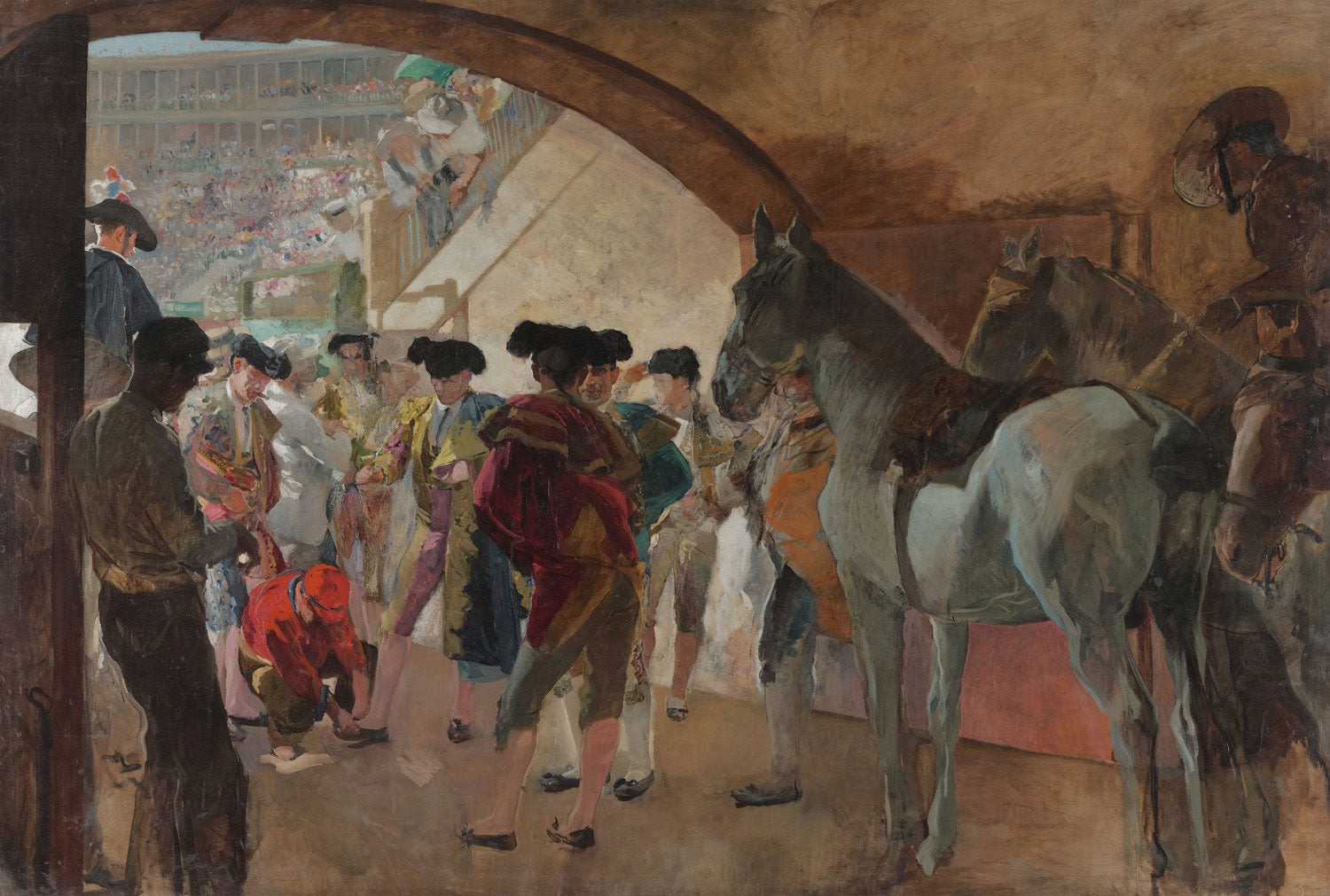 Kunstdruck: Vor dem Stierkampf | Joaquin Sorolla