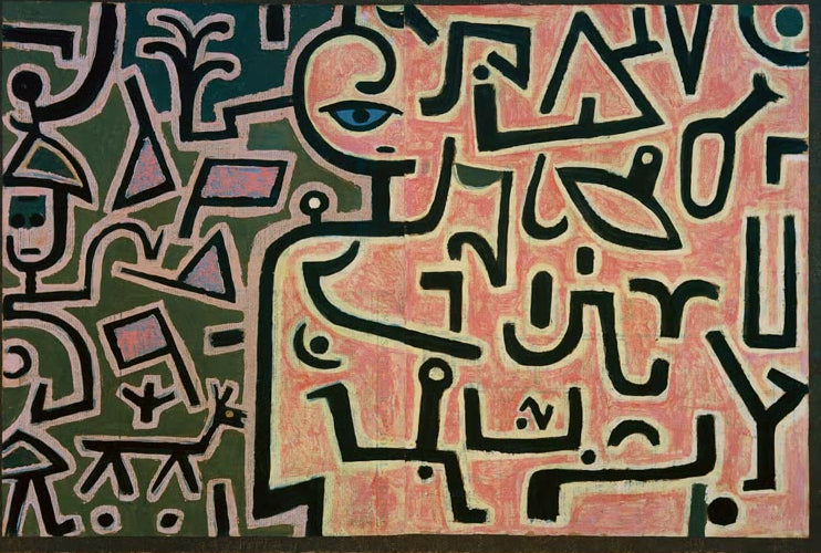 Kunstdruck „Vorhaben“ von Paul Klee