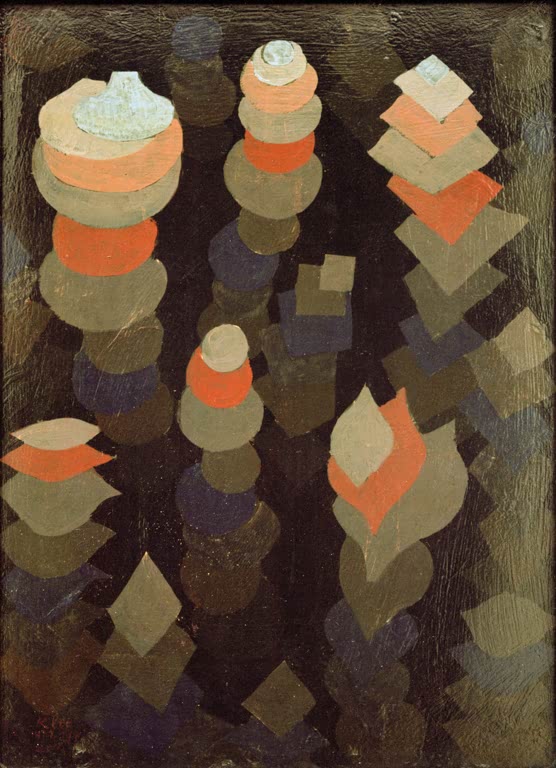 Kunstdruck „Wachstum der Nachtpflanzen“ von Paul Klee, handgefertigt in Deutschland