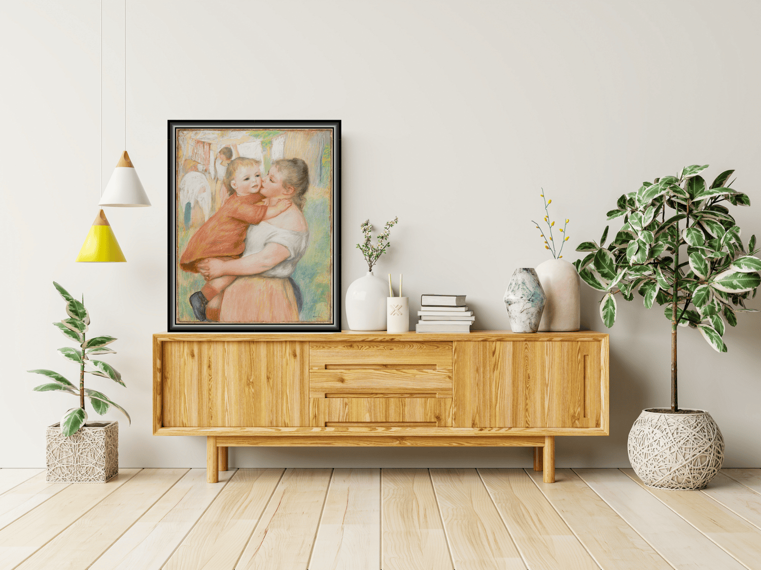 Wäscherin und ihr Kind (Aline und Pierre) | Pierre-Auguste Renoir