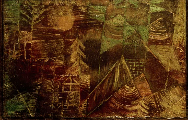 Kunstdruck „Wald-Einsiedelei“ von Paul Klee, handgefertigt in Deutschland
