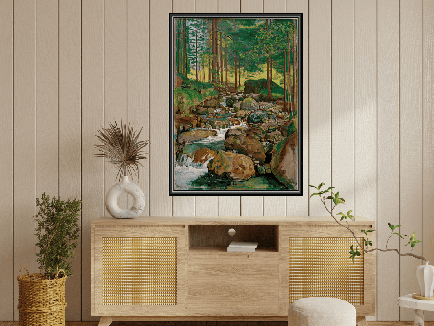 Wald mit Bergbach | Ferdinand Hodler