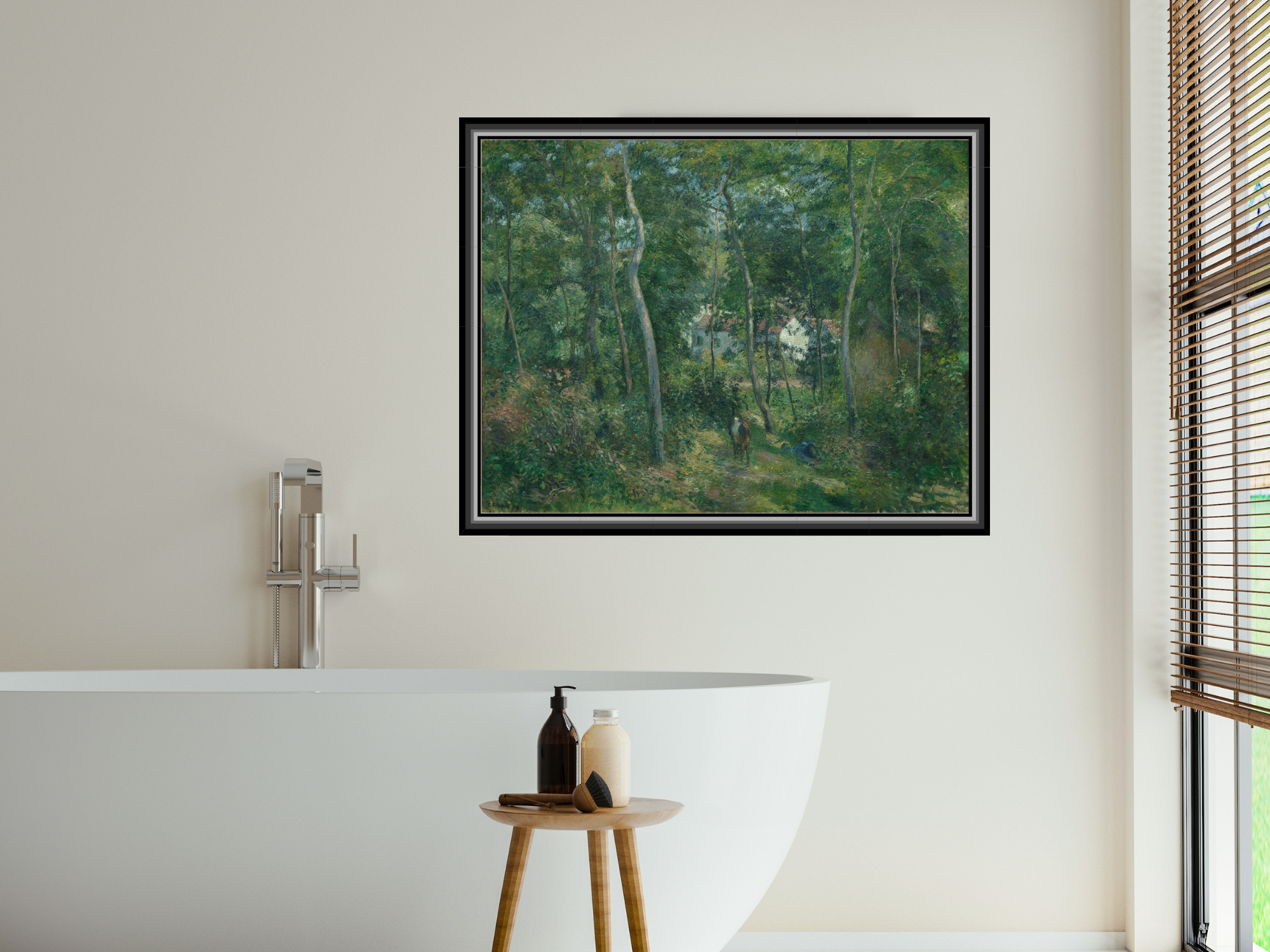 Waldrand bei L'Hermitage, Pontoise | Camille Pissarro