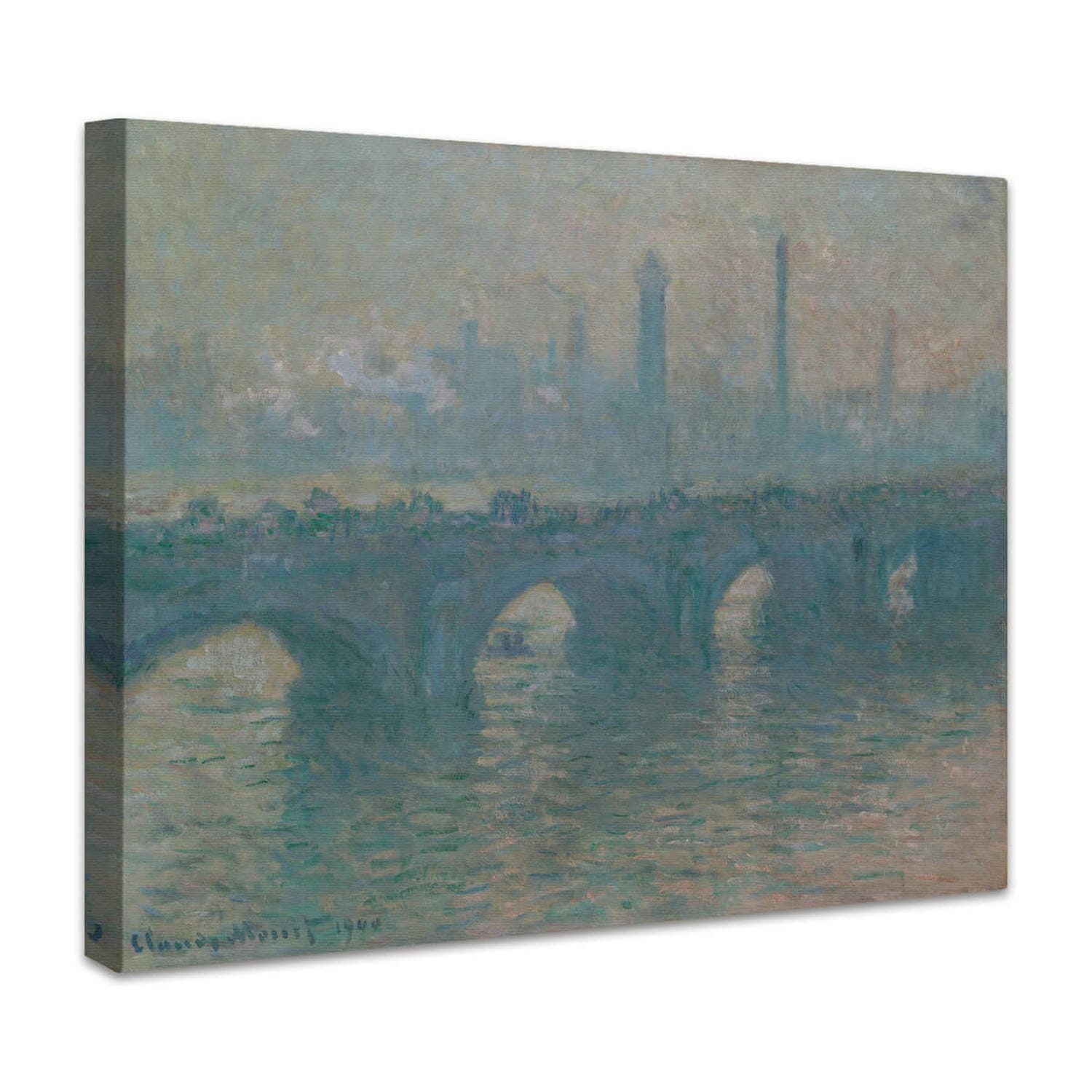 Waterloo Brücke, Graues Wetter | Claude Monet