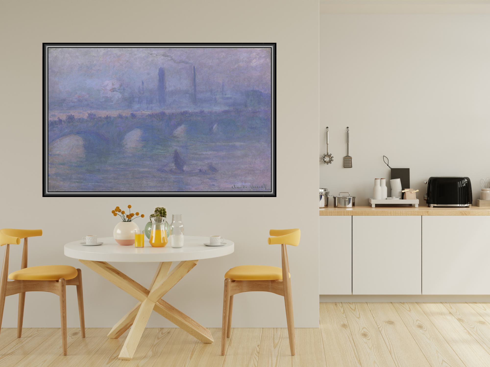 Waterloo-Brücke, Morgennebel | Claude Monet