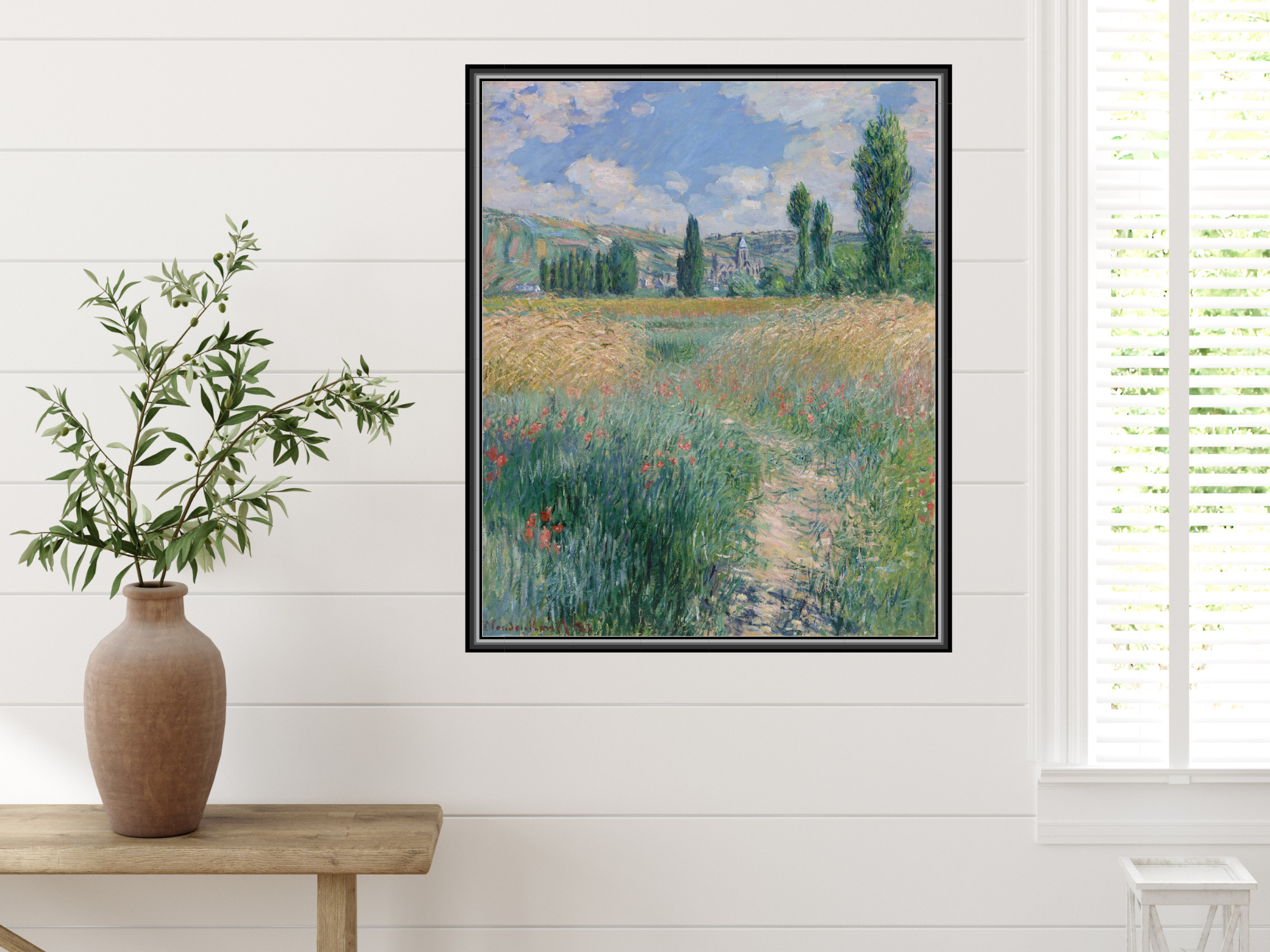 Weg auf der Insel Saint Martin, Vétheuil | Claude Monet