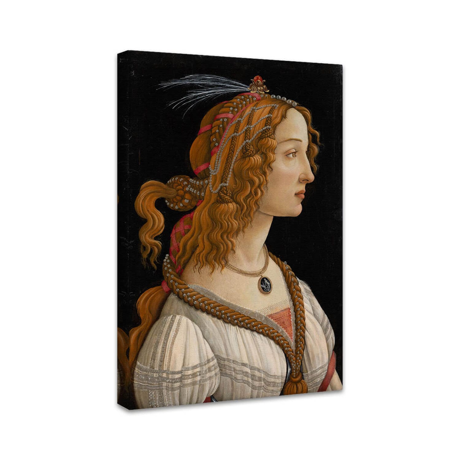 Weibliches Idealbildnis (Bildnis der Simonetta Vespucci als Nymphe) | Sandro Botticelli