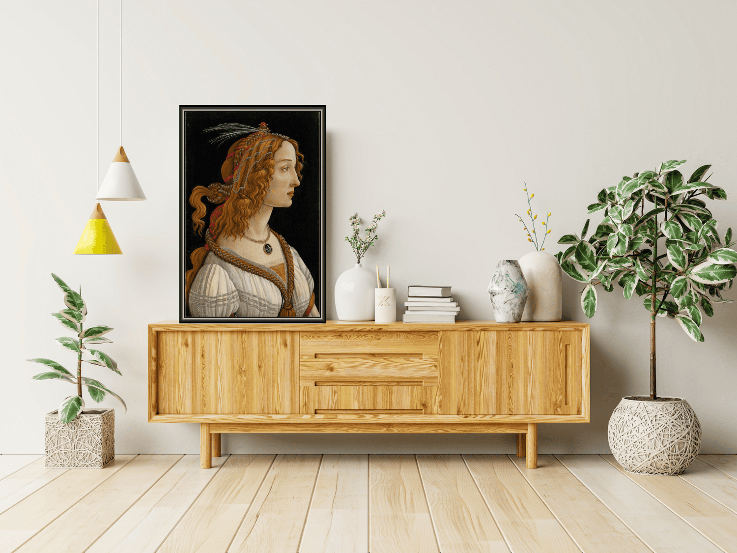 Weibliches Idealbildnis (Bildnis der Simonetta Vespucci als Nymphe) | Sandro Botticelli