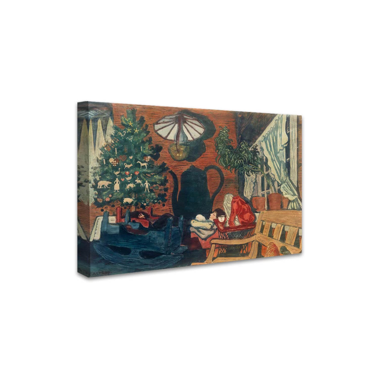 Weihnachtsabend in Sandalstrand | Nikolai Astrup