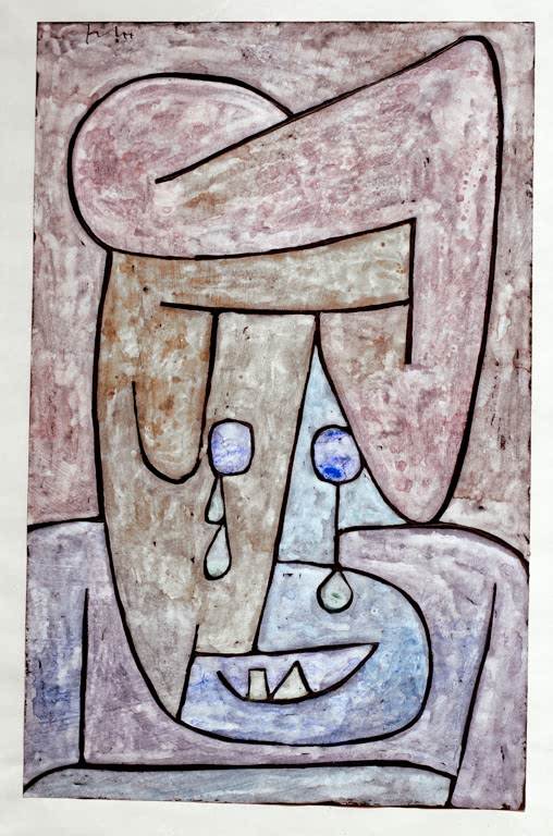 Kunstdruck „Weinende Frau“ von Paul Klee, handgefertigt in Deutschland