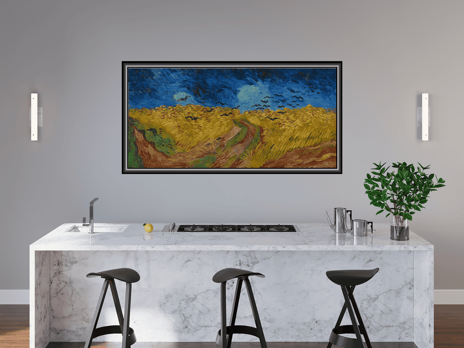 Weizenfeld mit Krähen | Vincent van Gogh