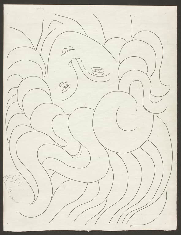 Kunstdruck „Wenige Sonette: Mit ihren reinen Nägeln…“ von Henri Matisse, handgefertigt in Deutschland