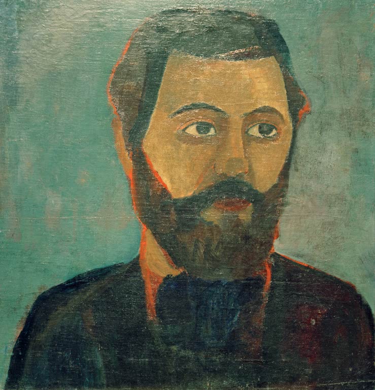 Kunstdruck von „Werner Sombart“ von Paula Modersohn-Becker. Ausdrucksstarkes Porträt des deutschen Soziologen mit charakteristischer Farbgebung, in Deutschland handgefertigt.