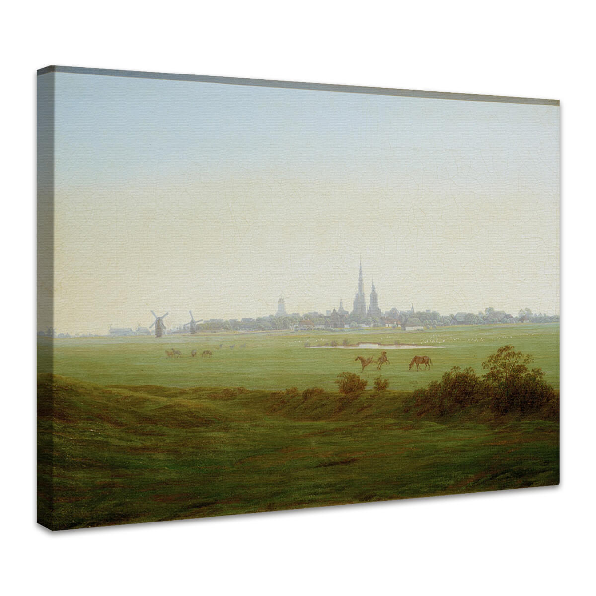 Wiesen bei Greifswald | Caspar David Friedrich
