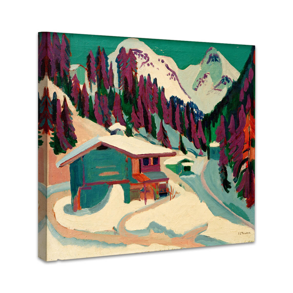 Wildboden im Schnee | Ernst Ludwig Kirchner